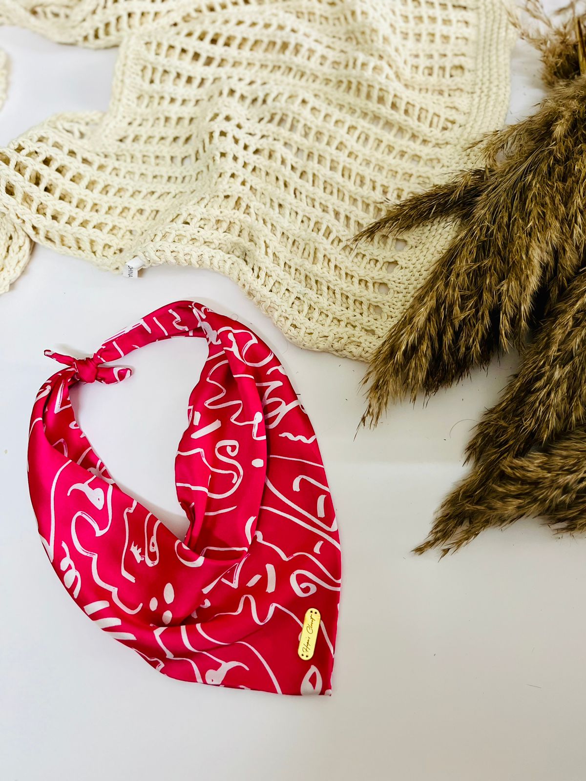 Chatterbox Pink Bandana