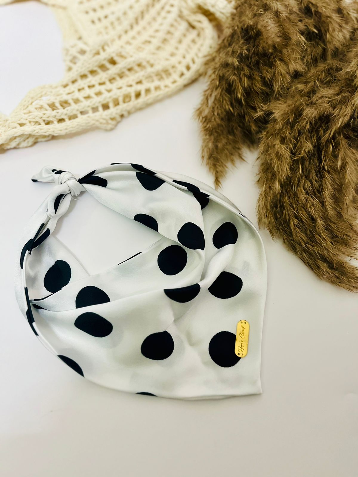 Panda Dot Bandana