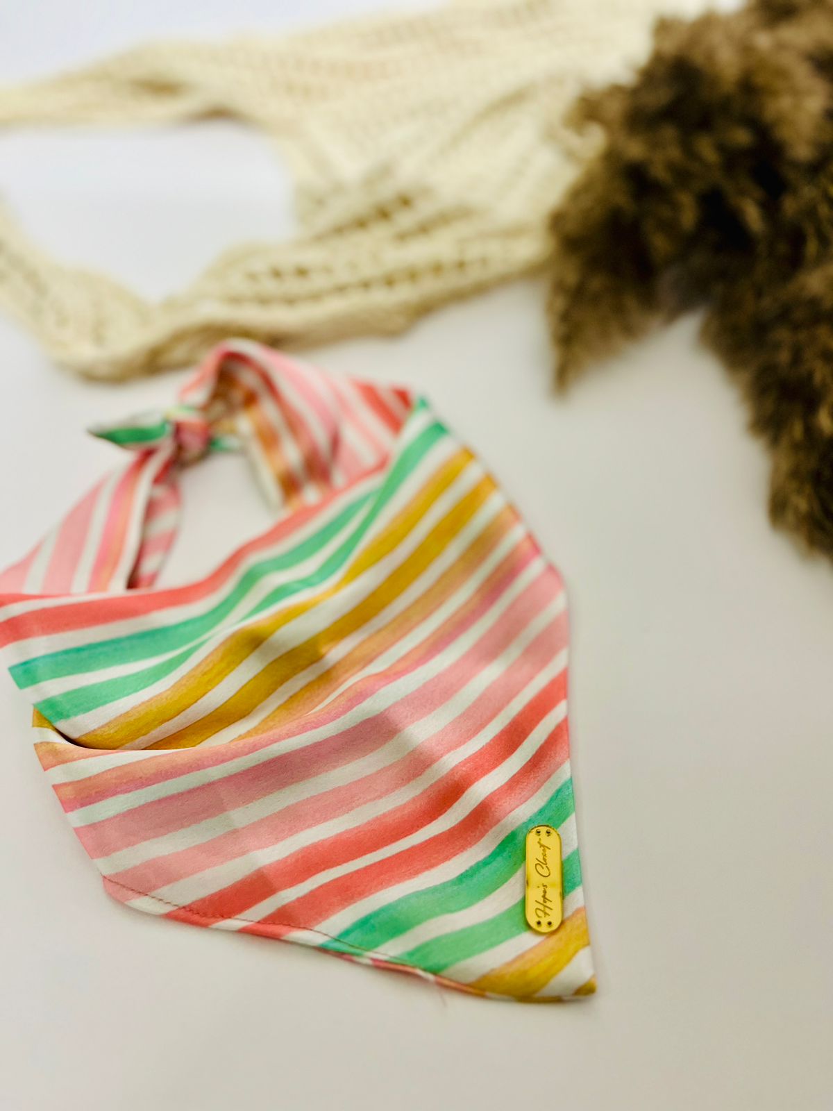 Rainbow Stripes Bandana