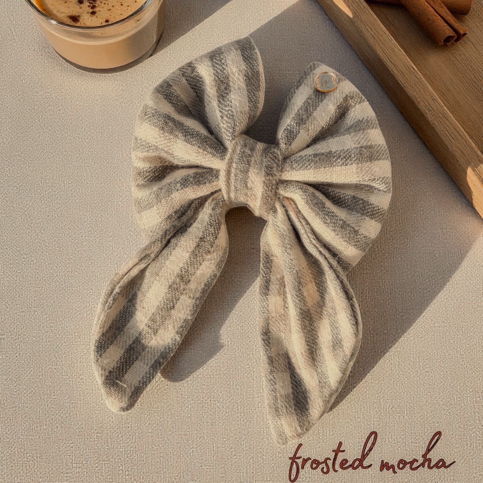 Frosted Mocha Sailor bow