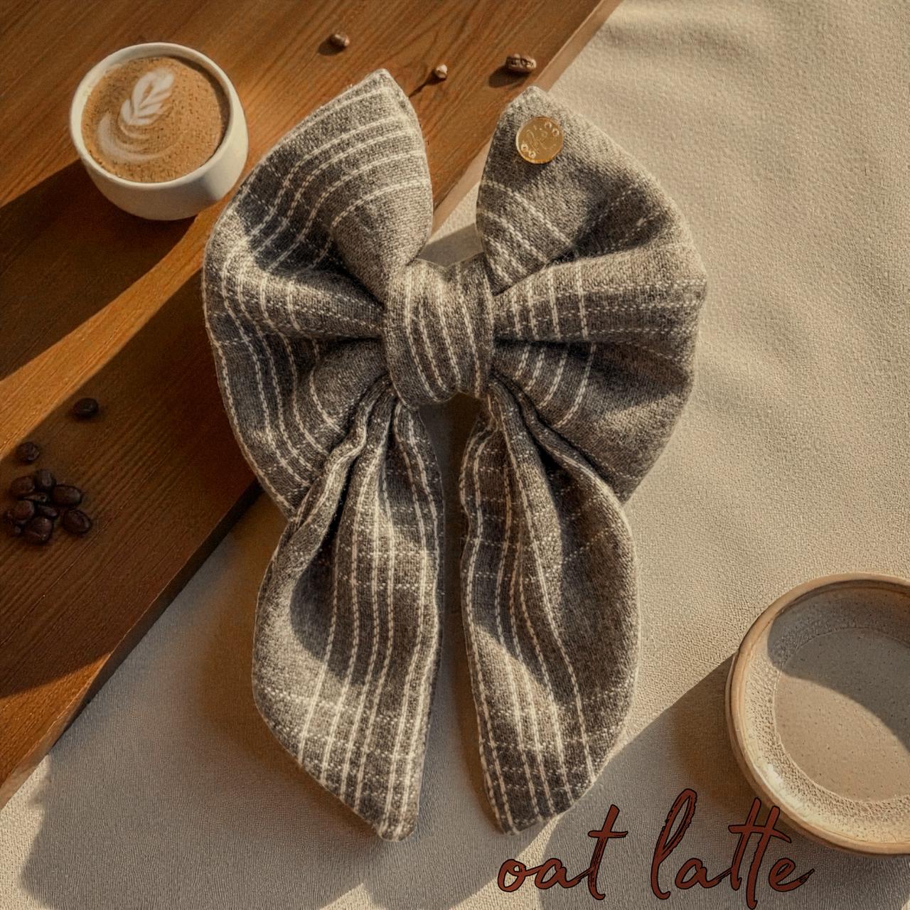 Oat Latte Sailor bow